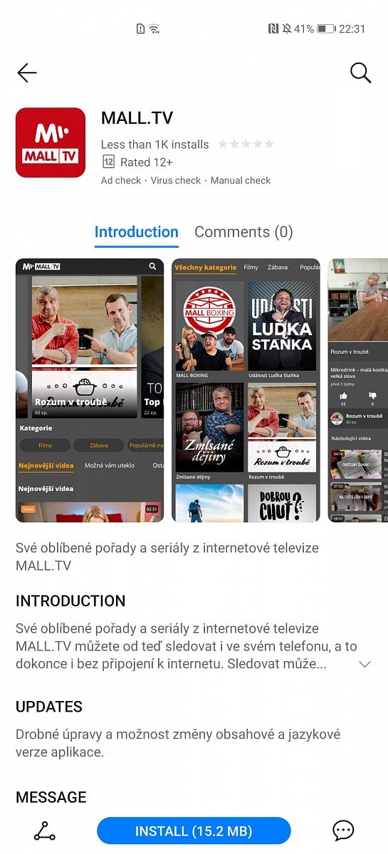 Seznam, Mall.TV nebo Alza. České aplikace v Huawei AppGallery