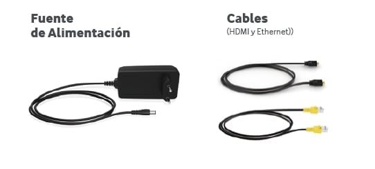Dálkové ovládání - set-top box Vodafone Spain
