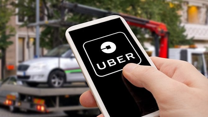 Uber - taxi - mobilní aplikace