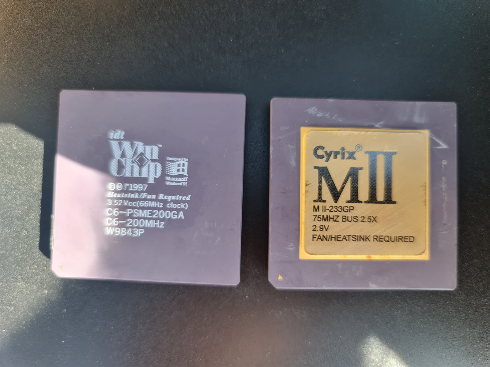 Ukázky: x86 procesory WinChip, VIA a Zhaoxin