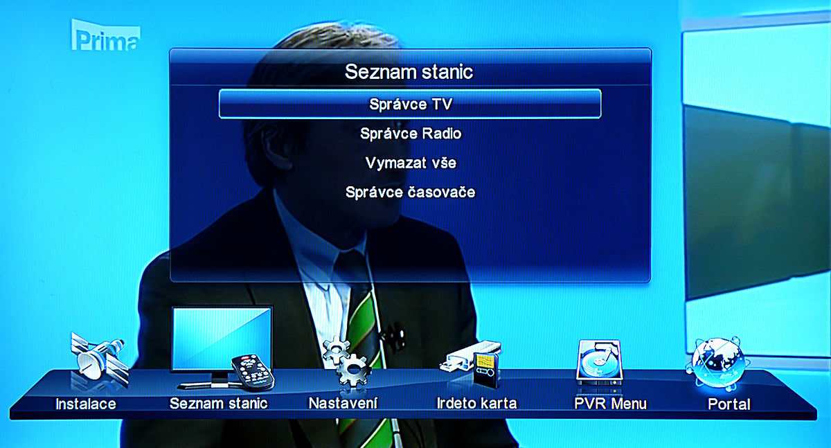 Fotogalerie přijímače Synaps ZR – 3000