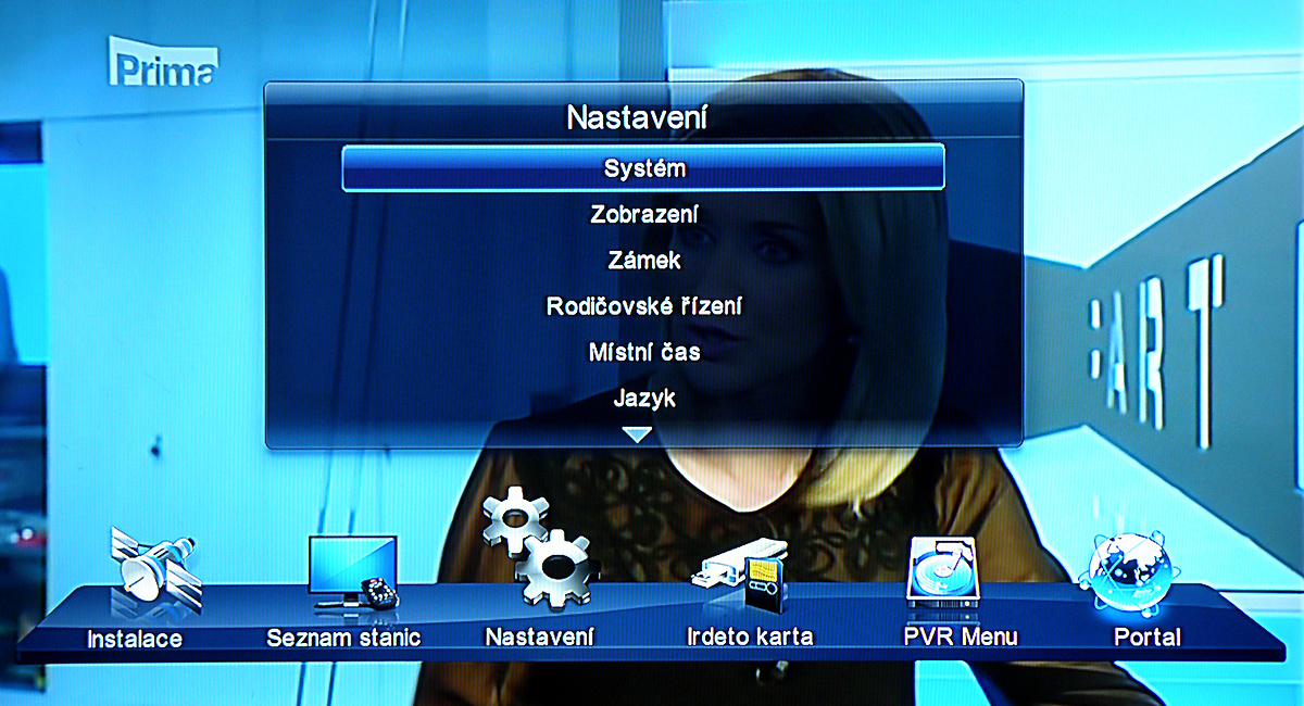 Fotogalerie přijímače Synaps ZR – 3000