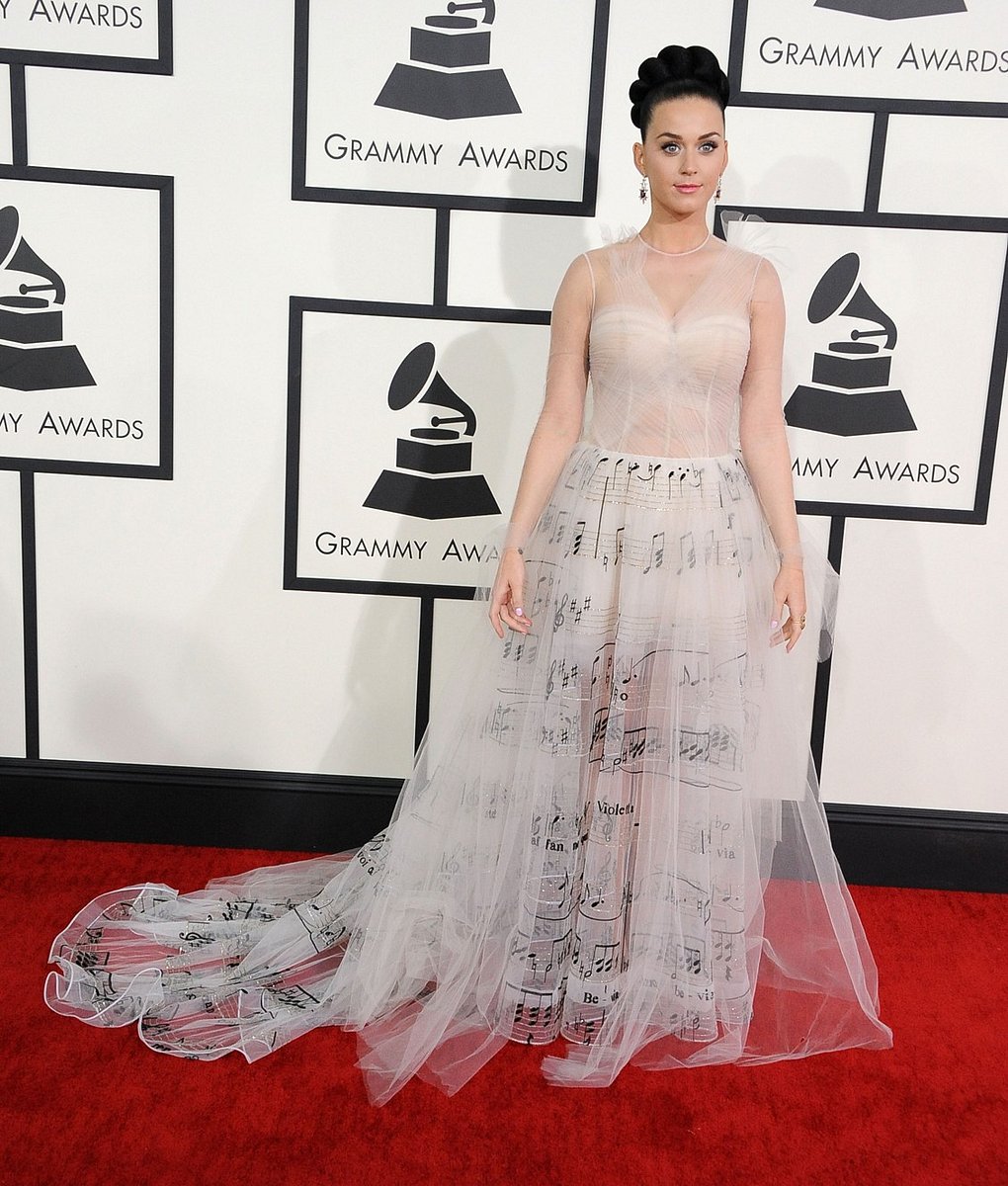 Zpěvačka Katy Perry na červeném koberci