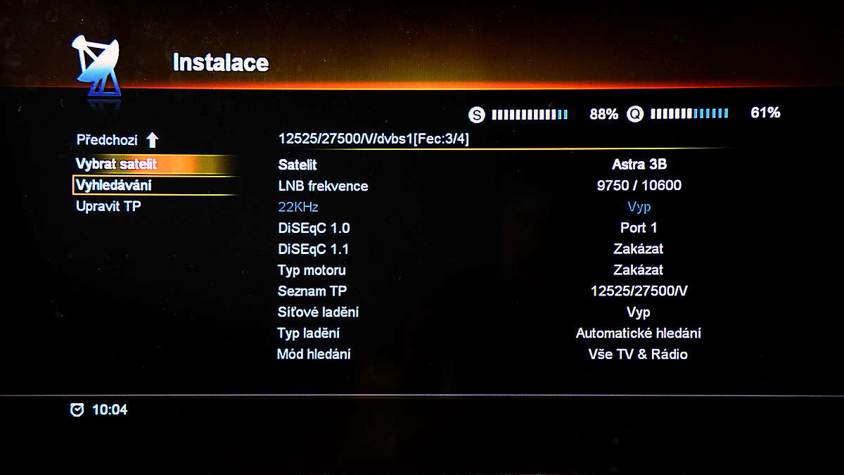 Minigalerie přijímače GoSAT GS 7060 HDi