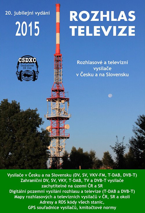 Obálka publikace Rozhlas televize, která se dočkala v roce 2015 svého 20. vydaní