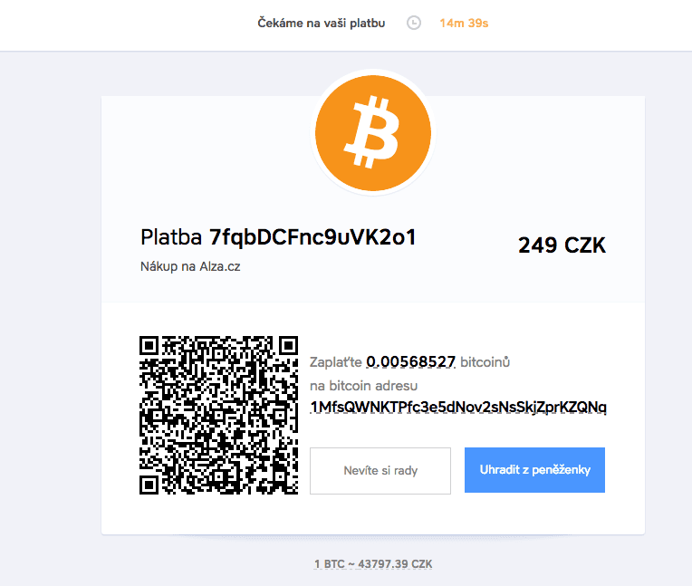 Alza se otevřela bitcoinu