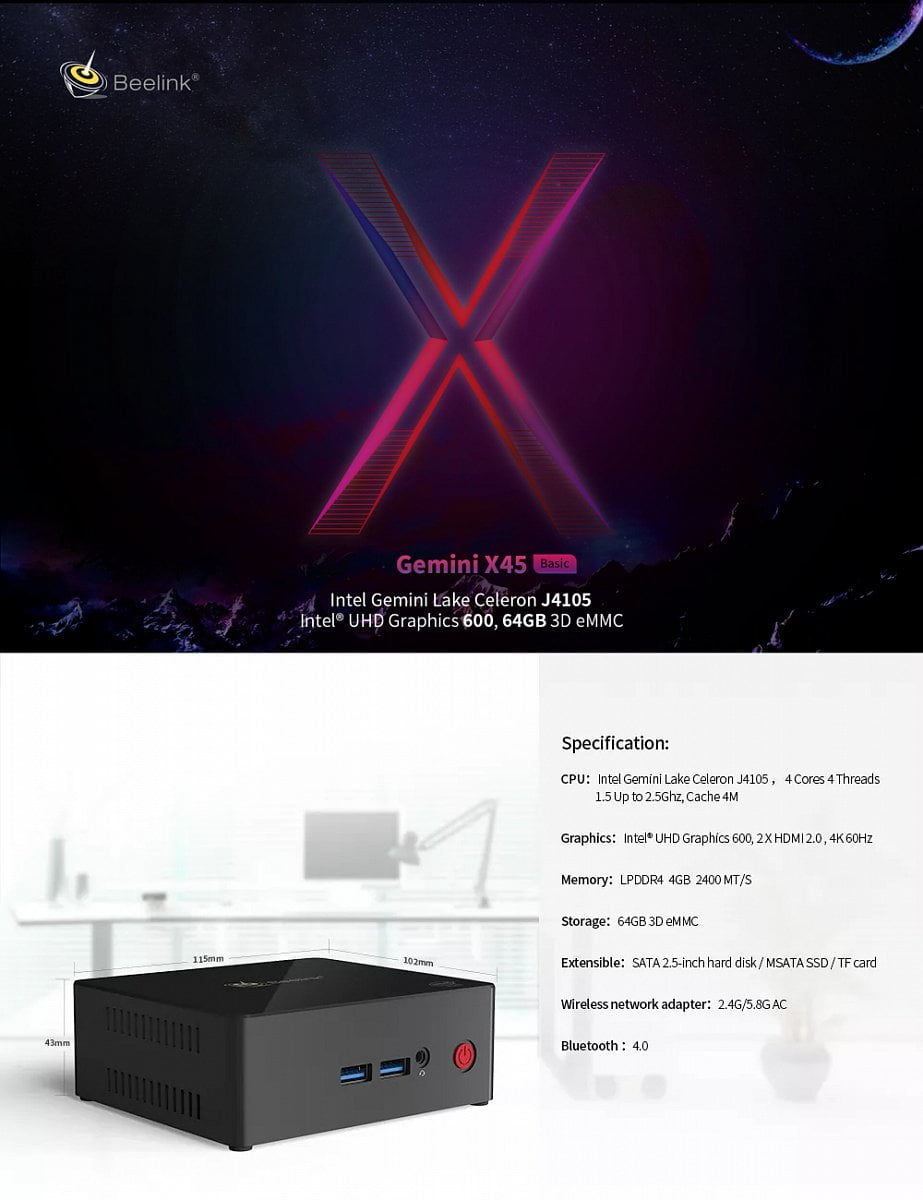 Základní model X45 Basic