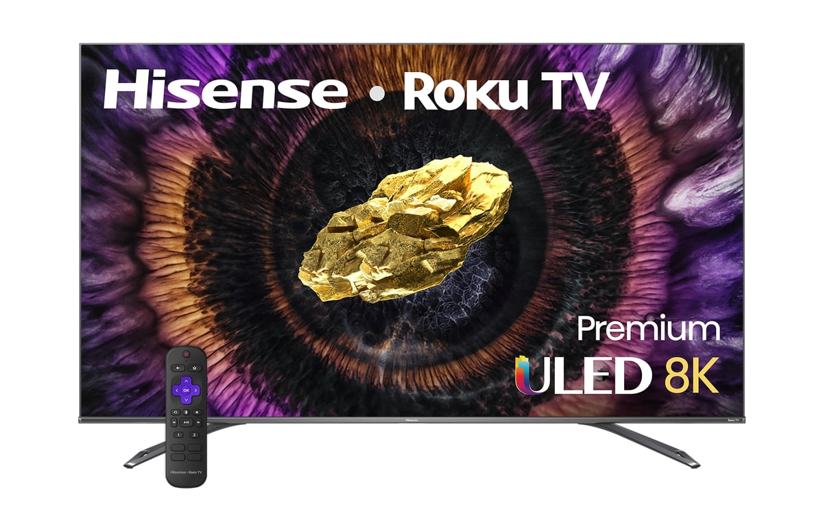 8K ULED TV Hisense s Roku OS/Android TV