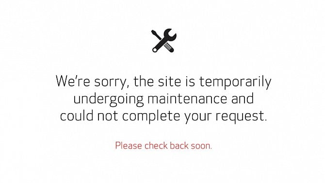 Web mimo provoz - Canon - ransomware - výpadek