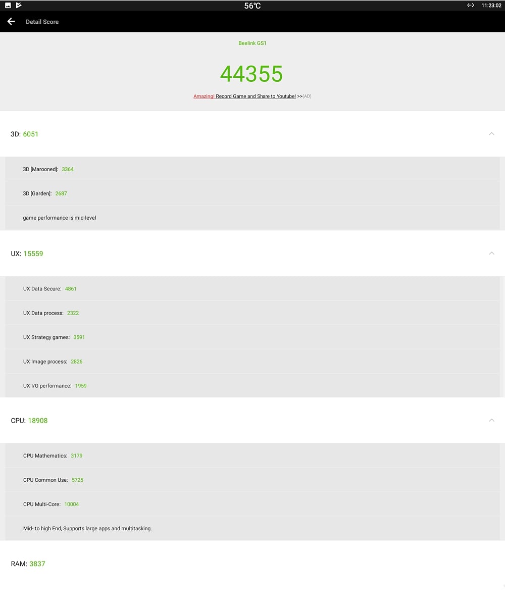 AnTuTu + Geekbench