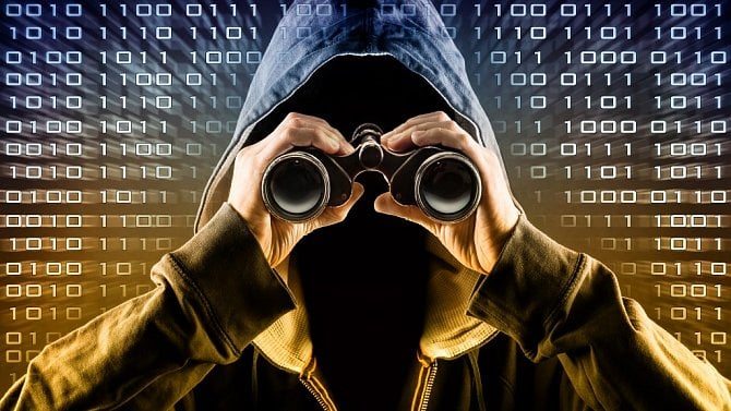Internet - sledování - hacker
