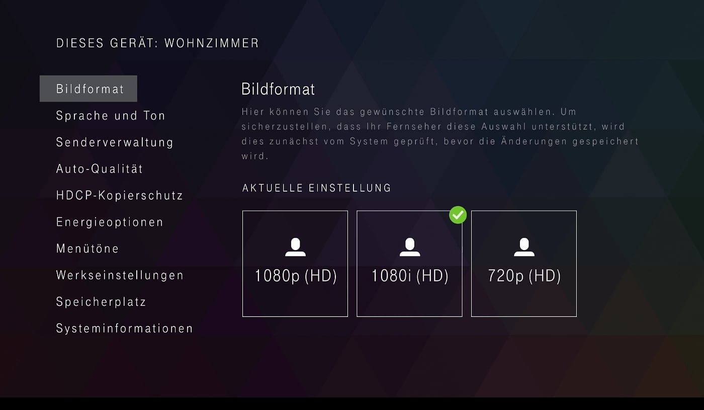 EntertainTV - nastavení (obraz a zvuk, vlastní řazení kanálů)
