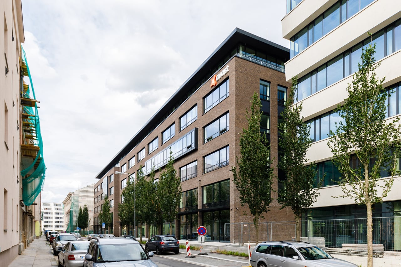 Avast a jeho kanceláře v objektu Vlněna v Brně