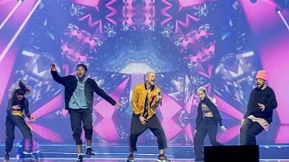 Eurovize 2021, ilustrační foto - český zástupce Ben Cristovao při zkoušce