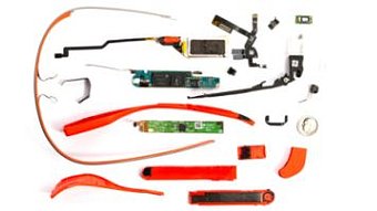 Útroby Google Glass.