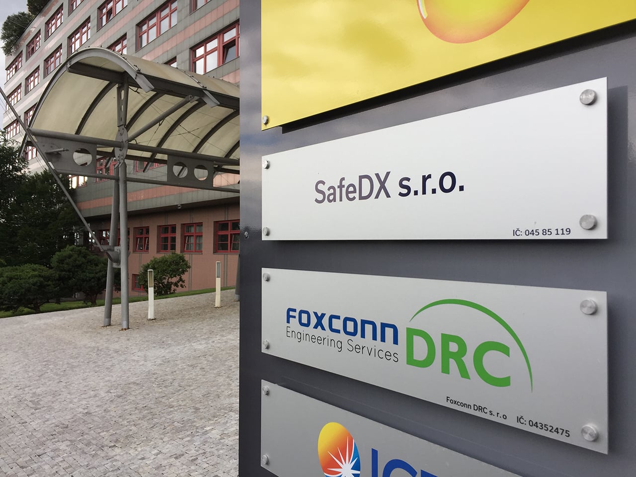 Sídlo českého Foxconnu DRC v Praze