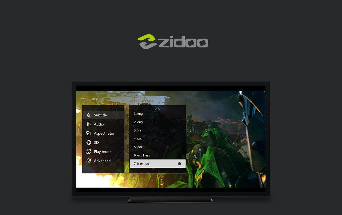 Zidoo Media Center - Titulky