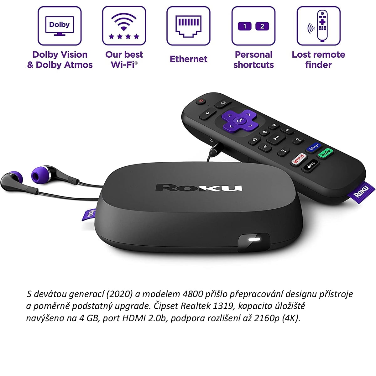 Přehled verzí Roku Ultra