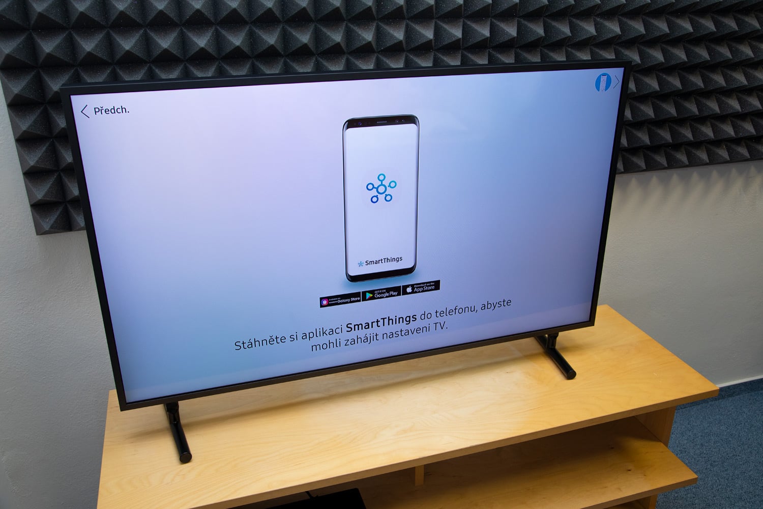 Samsung QE43LS03 - první zapnutí a instalace