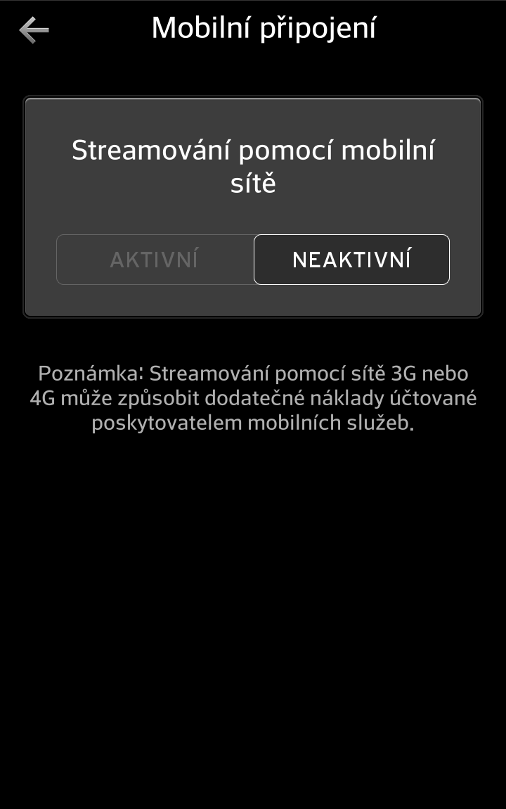 UPC Horizon Go - Nastavení