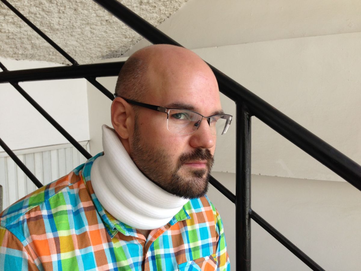 Zraněný reportér FTV Prima Jaroslav Kasnar