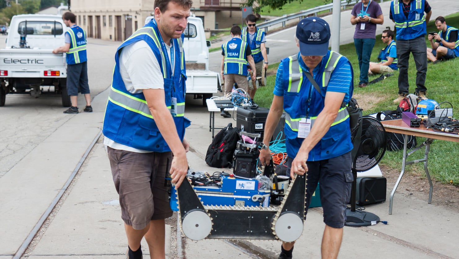 FEL ČVUT na soutěži DARPA Subterranean Challenge v Pittsburghu