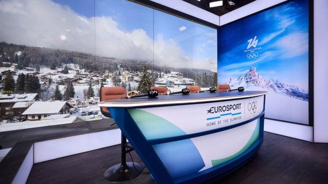 Studio Eurosport - zimní olympiáda 2026