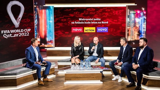 MS ve fotbale, sportovní studio TV Nova