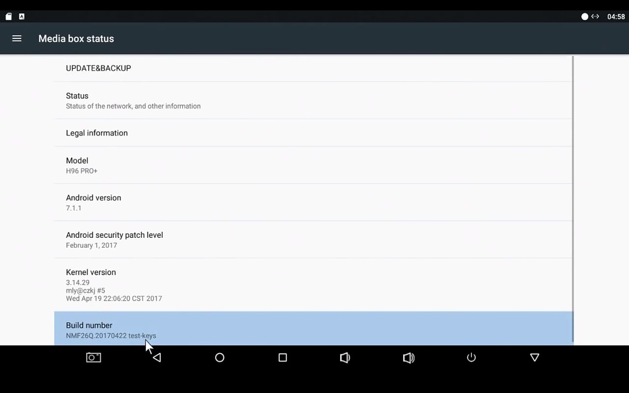 H96 Pro + - Start boxu a Android 7.x