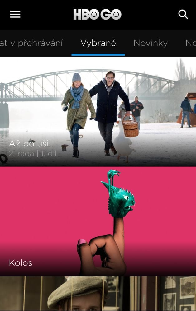 HBO GO (2017) - nová aplikace pro Android