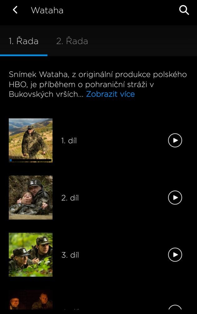 HBO GO (2017) - nová aplikace pro Android