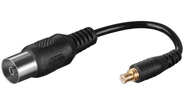 Redukci z MCX na anténní konektor PAL (IEC F) není problém zakoupit. Co jsem ale zatím zjistil, může být problém s kompatibilitou, takže pokud někdo máte v tomto ohledu nějaké informace, dejte prosím vědět v diskusi.