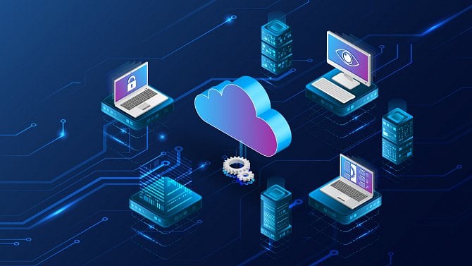 cloud, síť, it