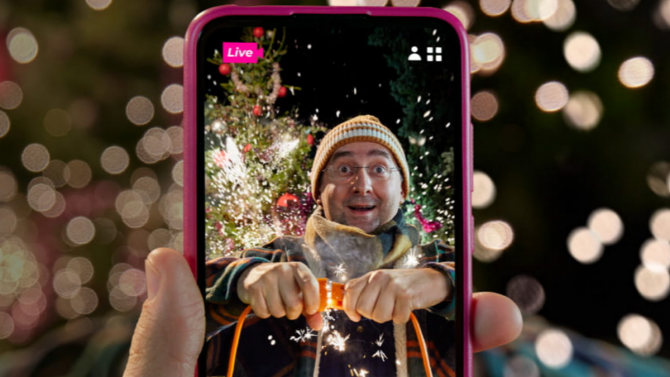 T-Mobile - vánoice - kampaň