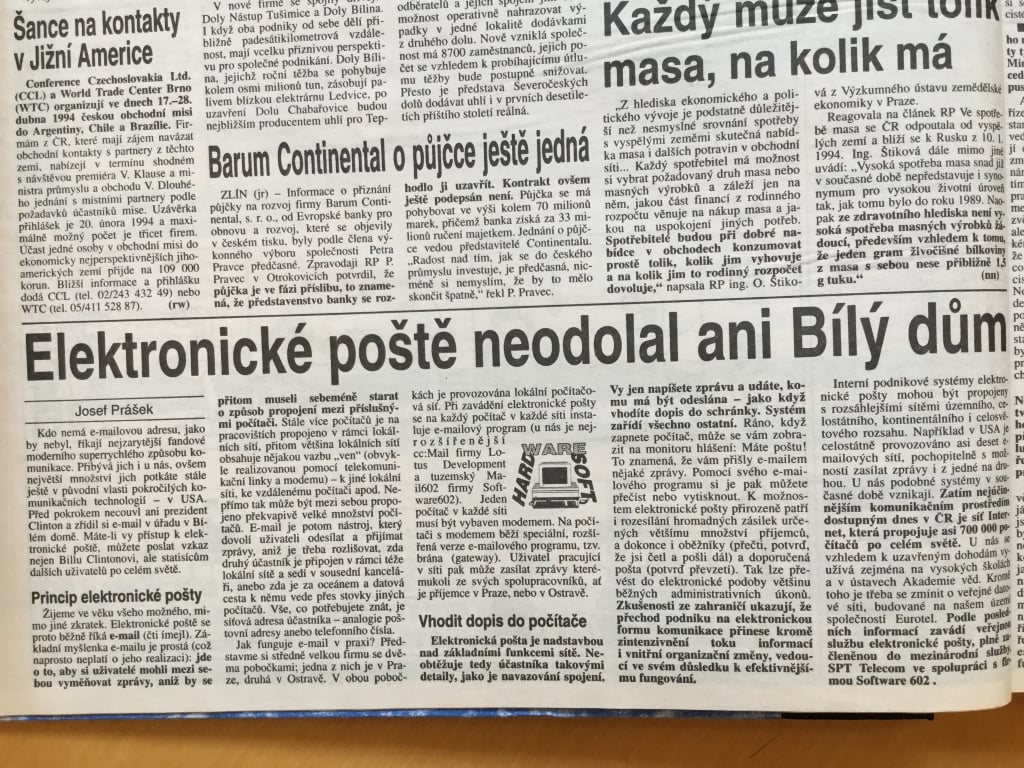 Jak česká média objevila Internet