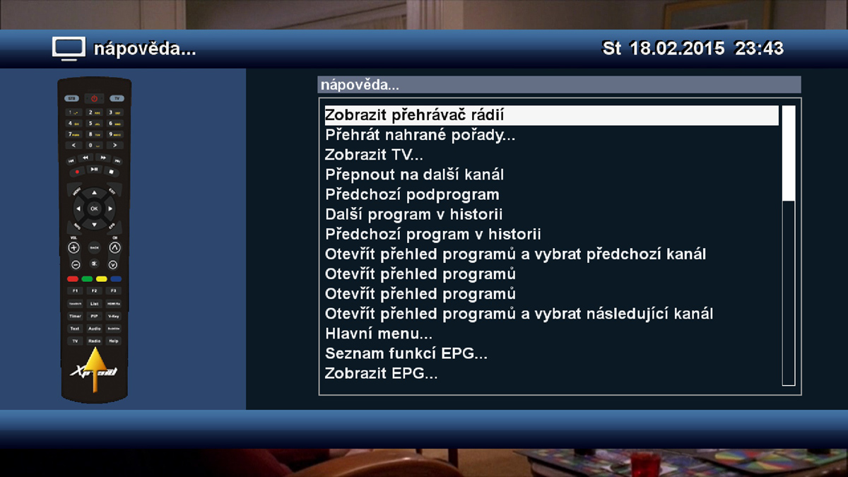Fotogalerie přijímače Xtrend ET8500 s image OpenXTA