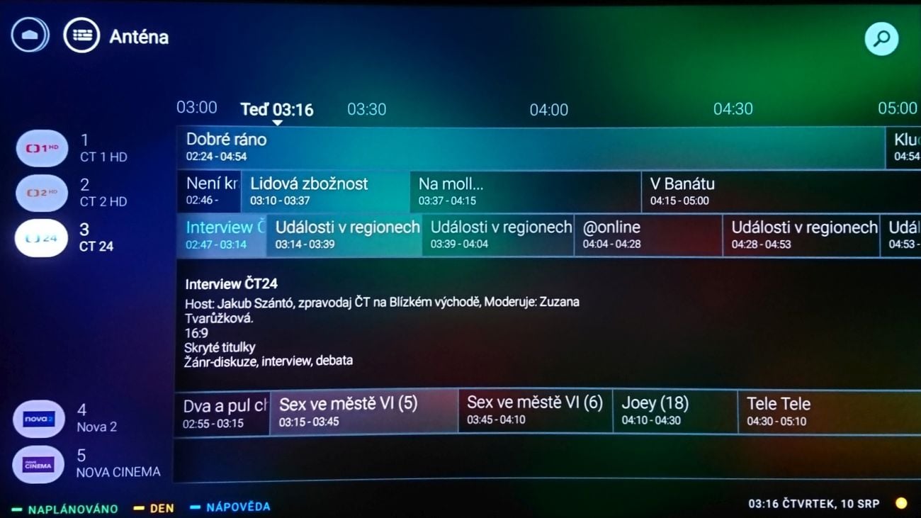 Philips 55POS9002 - EPG