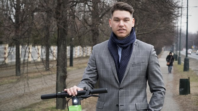 Ondřej Široký, manažer společnosti Lime pro Českou republiku (25. 2. 2019)