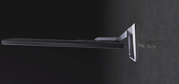 Z boku narazíte na stejně elegantní profil jako zepředu.