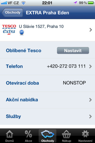 Tesco aplikace