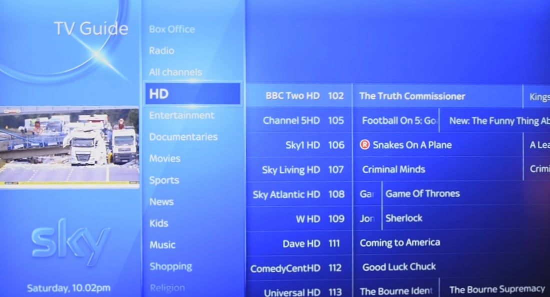 Volba TV Guide