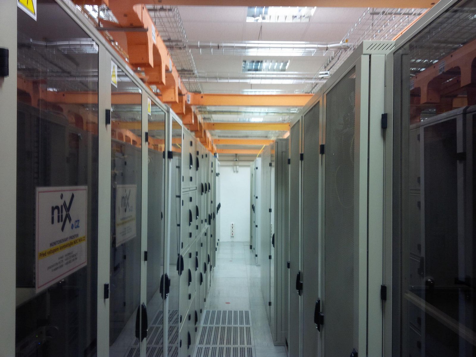 Datové centrum T-Mobilu na Vyšehradě v Praze.