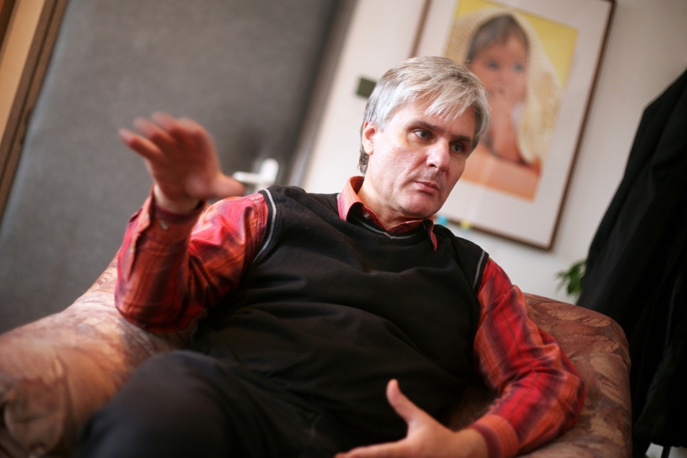 Při rozhovoru s ředitelem křesťanské televize Noe Leošem Ryškou