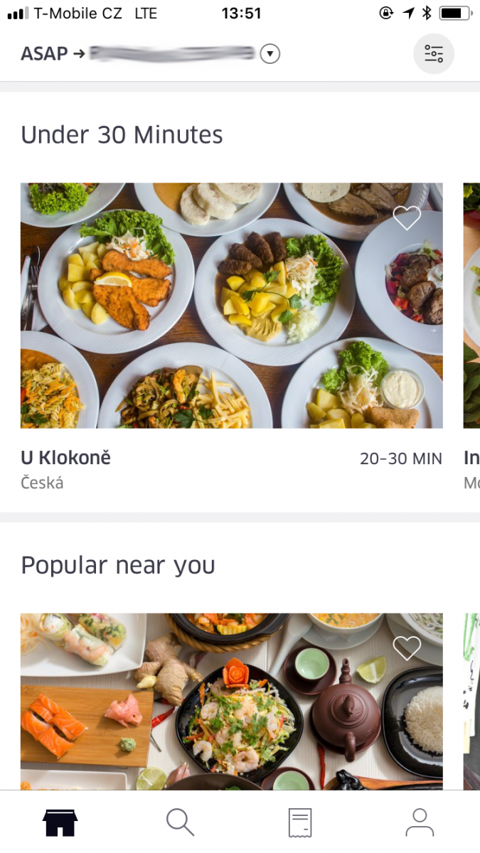 Uber Eats v Praze