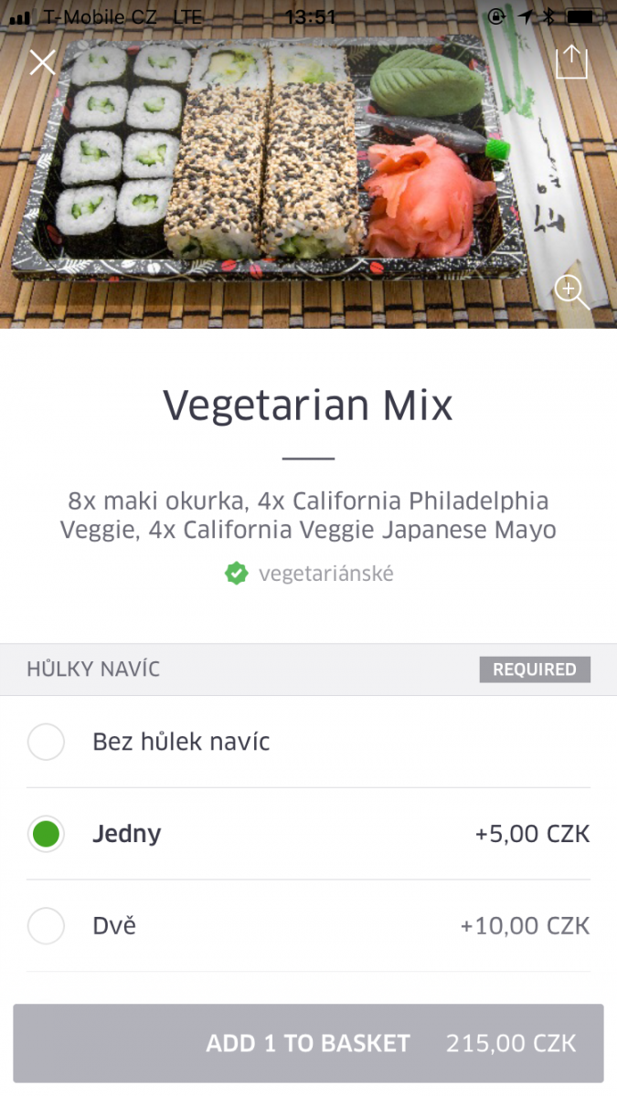 Uber Eats v Praze