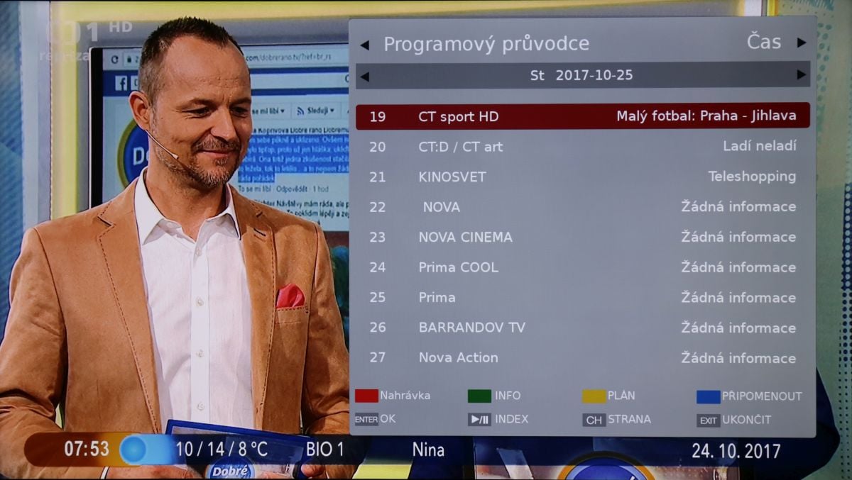 Sencor SLE 55US500TCS - EPG