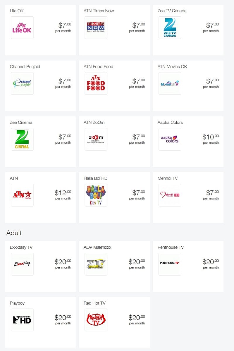 Telus - individuální programy