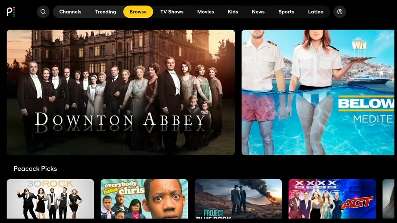 Peacock: aplikace pro Nvidia Shield