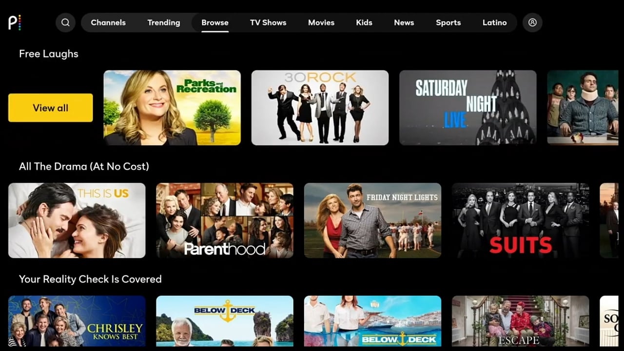 Peacock: aplikace pro Nvidia Shield