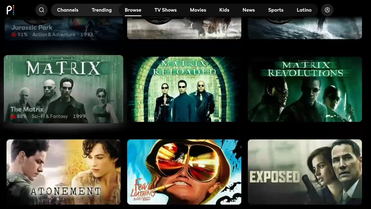 Peacock: aplikace pro Nvidia Shield